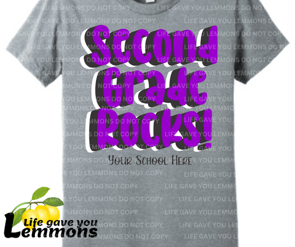 Shirt - Second Grade Rocks