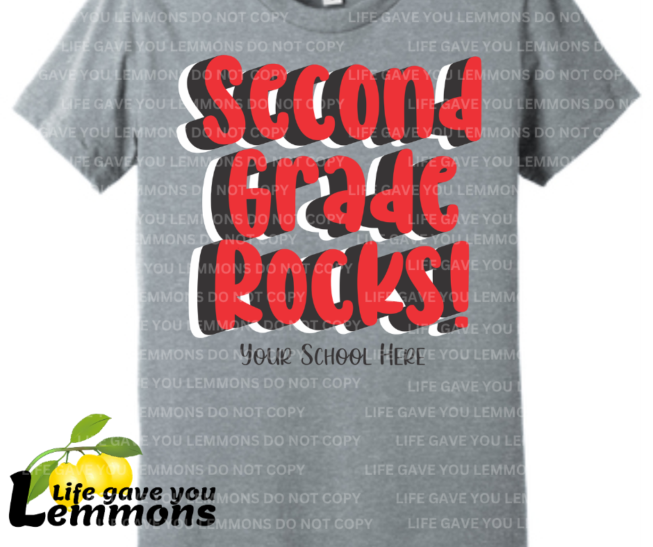 Shirt - Second Grade Rocks