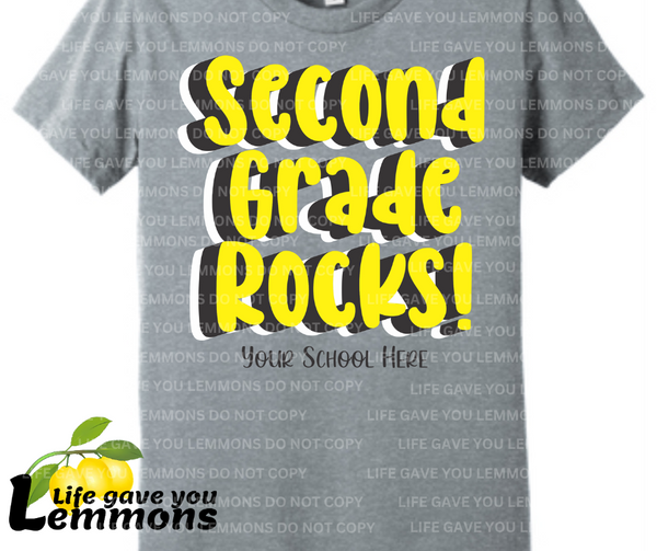 Shirt - Second Grade Rocks