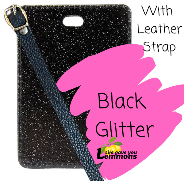 Glitter Luggage Tag - Custom Image