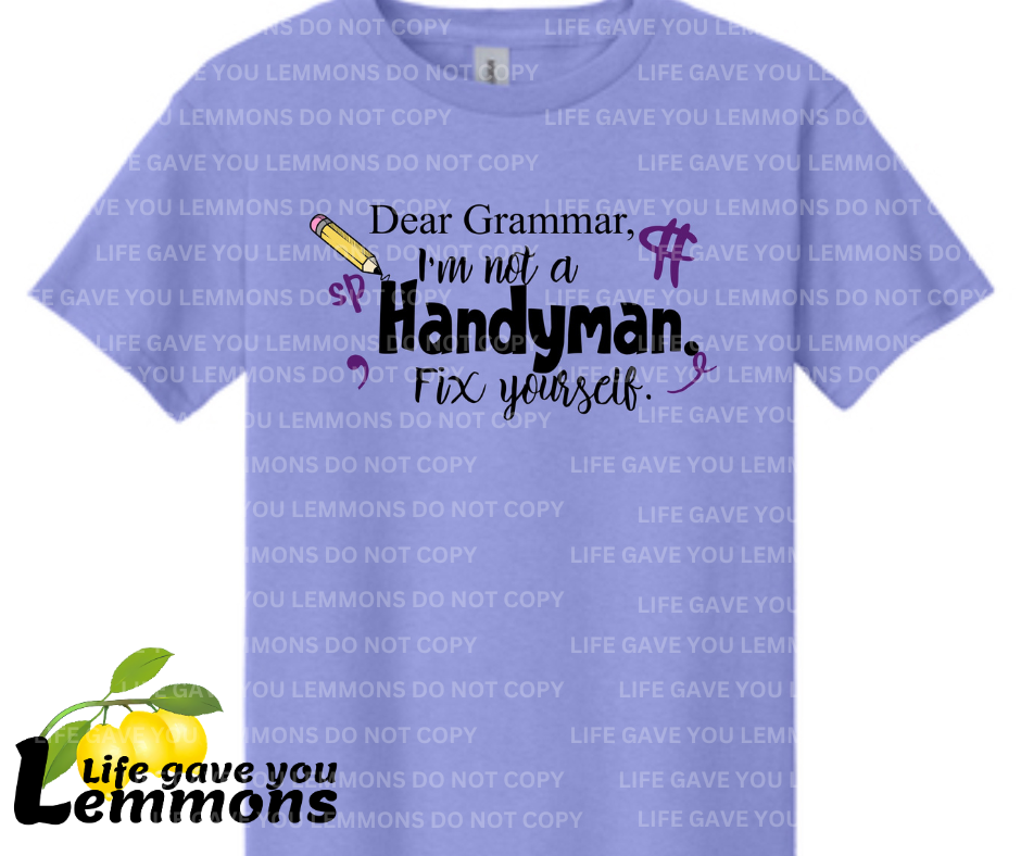 Shirt - Dear Grammar