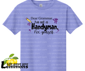 Shirt - Dear Grammar