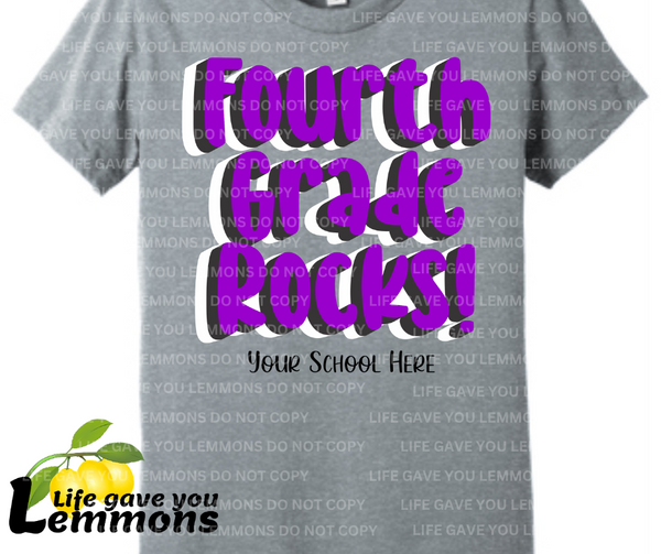 Shirt - Fourth Grade Rocks