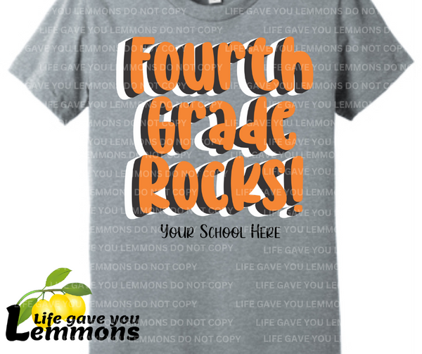 Shirt - Fourth Grade Rocks