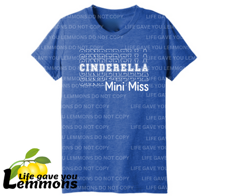 Shirt - Cinderella Mini Miss