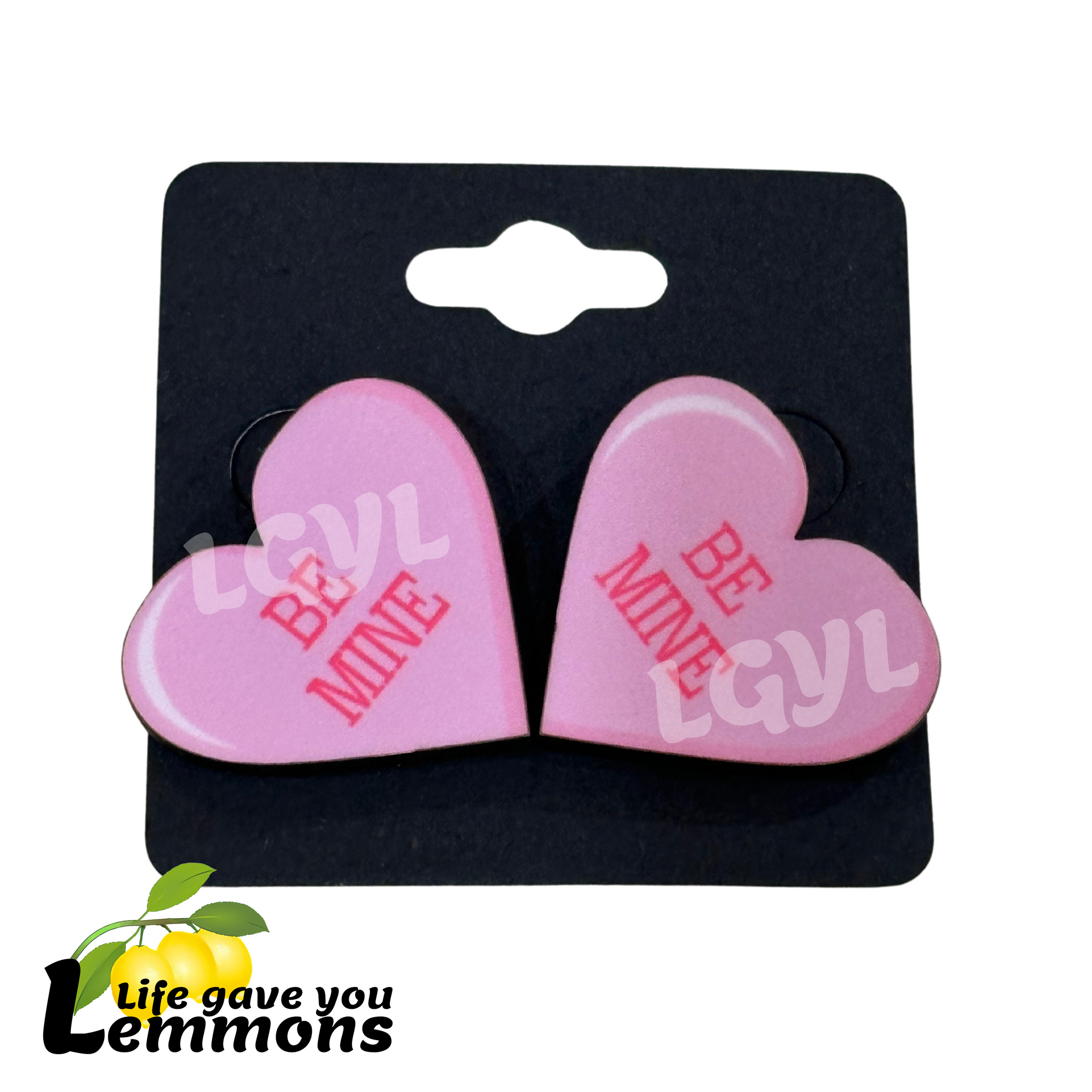 Earrings - Conversation Hearts