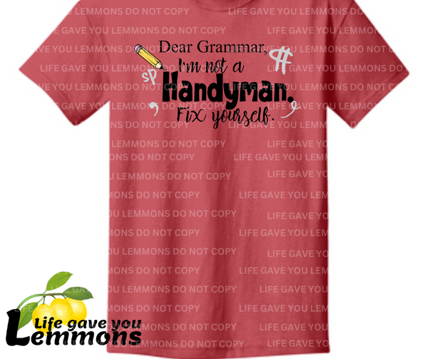 Shirt - Dear Grammar