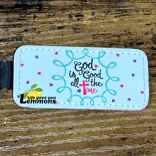 Glitter Key Chain - God Is Good