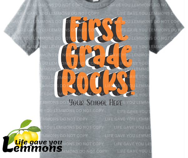 Shirt - First Grade Rocks