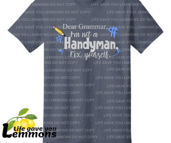 Shirt - Dear Grammar