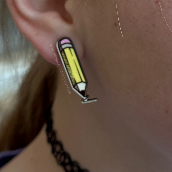 Earrings - Pencil