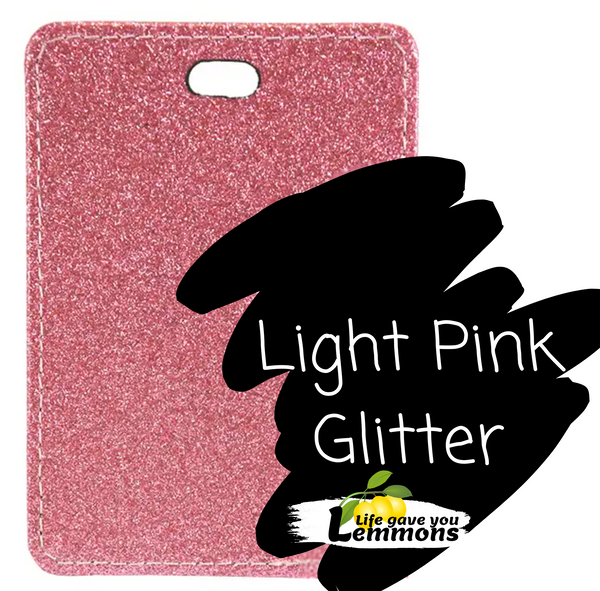 Glitter Luggage Tag - Custom Image