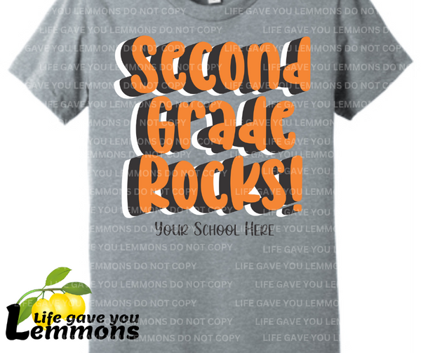 Shirt - Second Grade Rocks