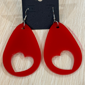 Earrings - Large Hearts