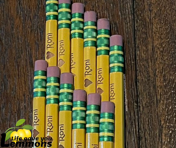 Pencils - Engraved Name and Icon