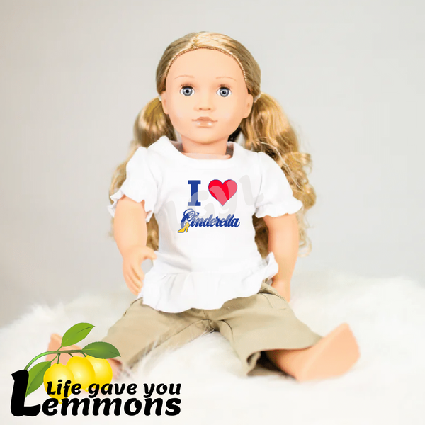 Doll Shirts - I <3 Cinderella