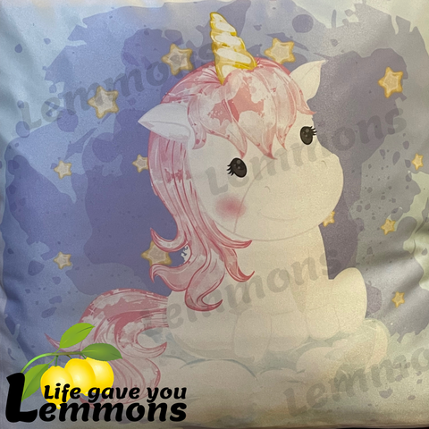 Sequin Pillow - Unicorn