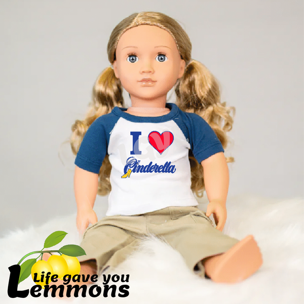 Doll Shirts - I <3 Cinderella