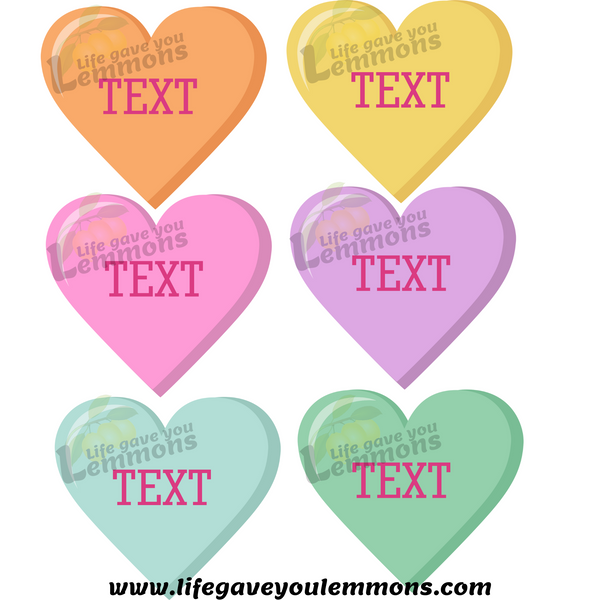 Pillow - Personalized Convo Hearts