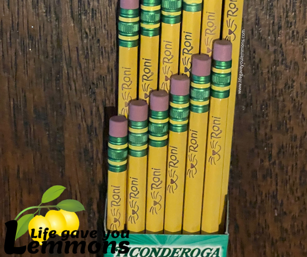 Pencils - Engraved Name and Icon