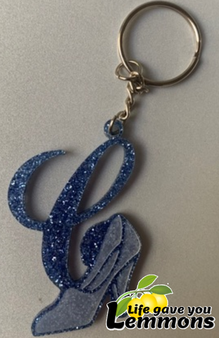 Keychain - Glitter Cinderella Shoe