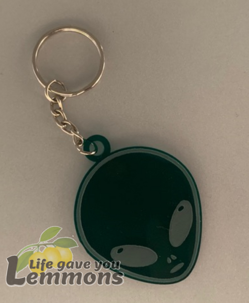 Keychain - Green Alien