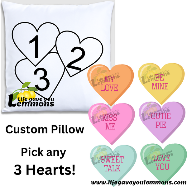 Pillow - Convo Hearts